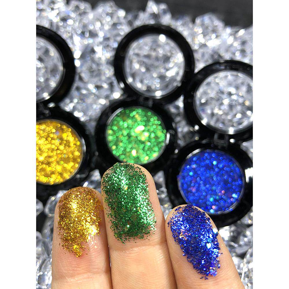 舞台化妆单色大亮片眼影片儿童表演闪闪发光的学生舞台眼部化妆板