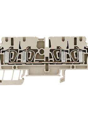 魏德米勒 接线端子二进二出弹簧式 ZDU 2.5/4AN 订货号1608570000