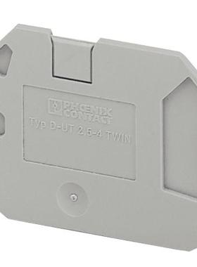 菲尼克斯 组合端子附件，端板D-UT2,5/4-TWIN 订货号3047141档片