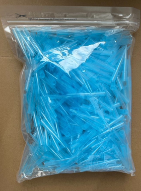 1000ul蓝色袋装吸头 500根/包  通用型   免费开票
