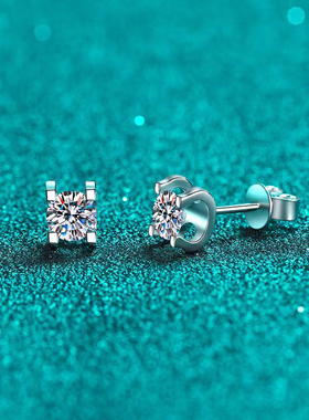 S925纯银牛头耳钉女小众设计感高级轻奢气质百搭耳环耳饰送女友