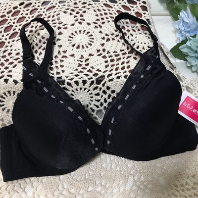 聚拢薄款全蕾丝带钢托文胸罩