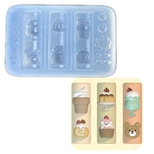 DIY手工甜品美甲模具树脂uv水晶滴胶钥匙扣迷你挂件硅胶模具