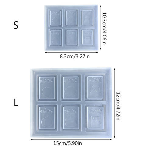 diy手工滴胶模具pock饼干模具树脂模具树脂制作硅胶流沙模具