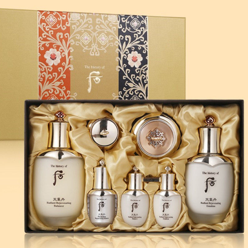 韩国whoo后天气丹华泫三件套盒水乳新款免税版抗老保湿补水正品