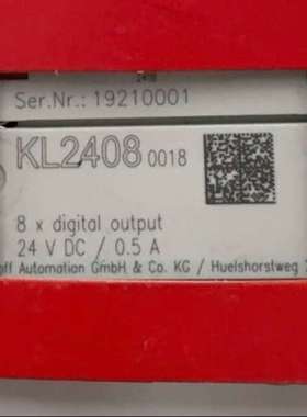 (议价)倍福BECKHOFF KL2408-0018，可