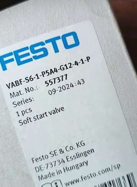 费斯托557377   VABF-S6-1-P5A4-G12议价