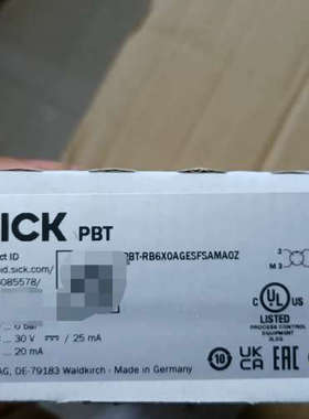 SICK西克压力传感器 PBT-RB6X0AGESF议价