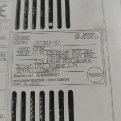 SMC伺服驱动器LECSB2-S7，，图，功议价