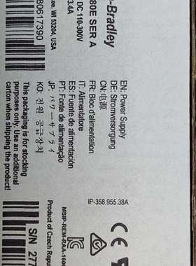 1606-XLS80E 罗克韦尔AB 电源模块 议价