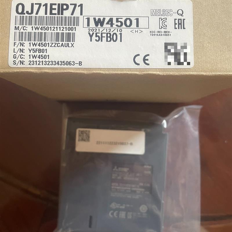 全新模块QJ71EIP71一台,实物如下图所示,全新议价