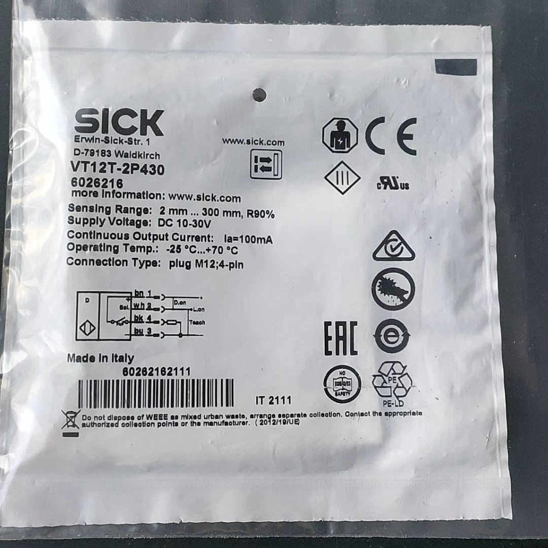 SICK传感器VT12T-2P430货号6026216单议价