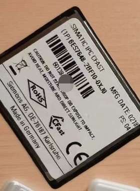 (议价)16G CFast存储卡，6ES7648-2B
