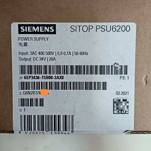 (议价)6EP3436-7SB00-3AX0  电源模块原