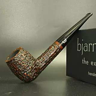 丹麦牛头BJbjarne进口石楠木 全套男士老式实木弯式入门 小号烟斗