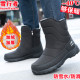 加绒加厚保暖大棉鞋 冬季 男女雪地靴情侣时尚 防水防滑超轻户外棉靴