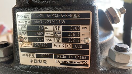 格兰富水泵 cr5-20 cri5-20 旋转组件 腔体组件 泵心 转子芯