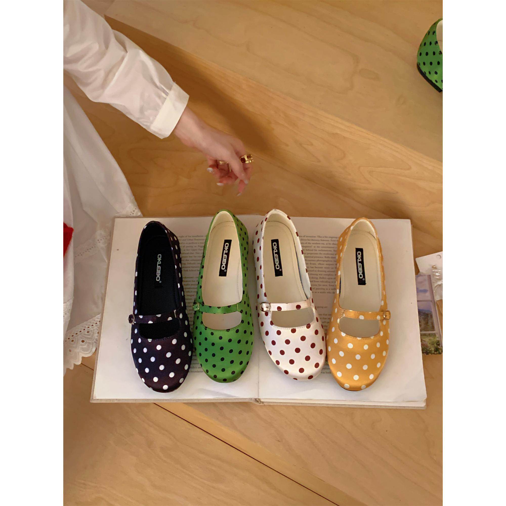 FQ3 实拍laibao平底缎面玛丽珍鞋2026春复古鞋一字扣带单鞋女,女鞋,浅口单鞋,淘宝优惠券,粉丝福利购,淘宝优惠卷