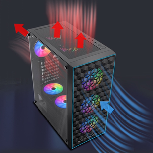 X99X79双路EATX机箱22厘米电源侧透背线防尘支持360水冷宽体机箱