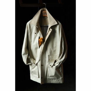 UGENTLE《城市野行》系列「窑胚色」绅士 精工重磅棉 插肩袖夹克