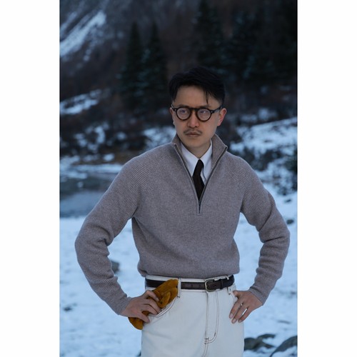 UGENTLE男装羊绒针织衫老钱风