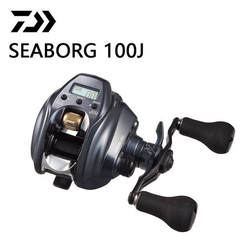 DAIWA达亿瓦24款SEABORG 100J 100JL 轻量手持电动轮手持电绞轮