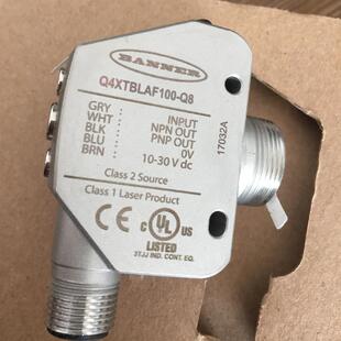 Q4XTBLAF100-Q8邦纳Q4XTBLAF300-Q8传感器侧孔机激光探头正品现货