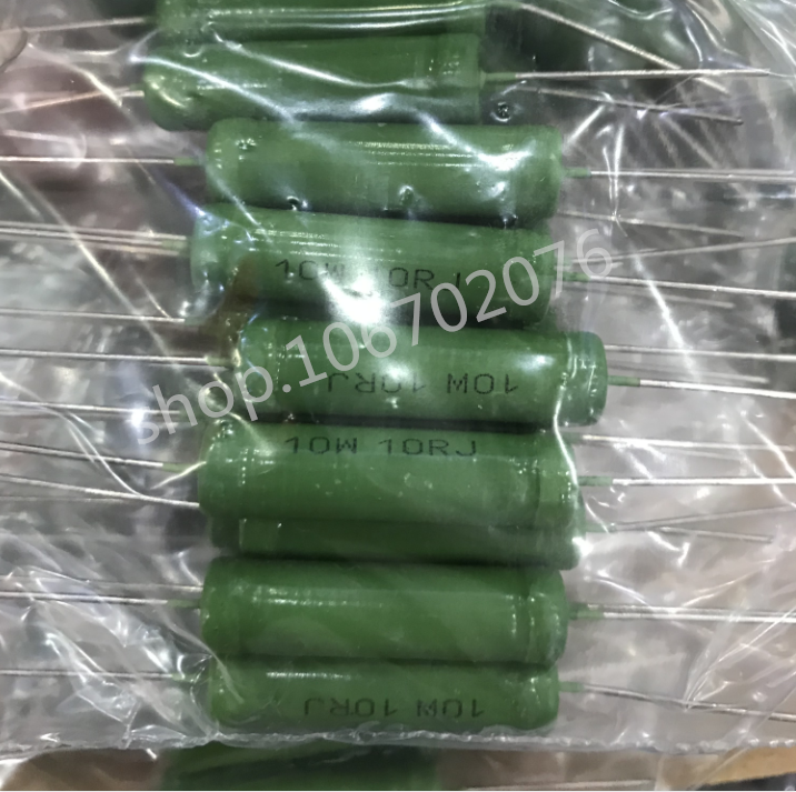 RX21绕线电阻 10W10RJ 10W10R 10欧姆 5%精度 10瓦线绕电阻