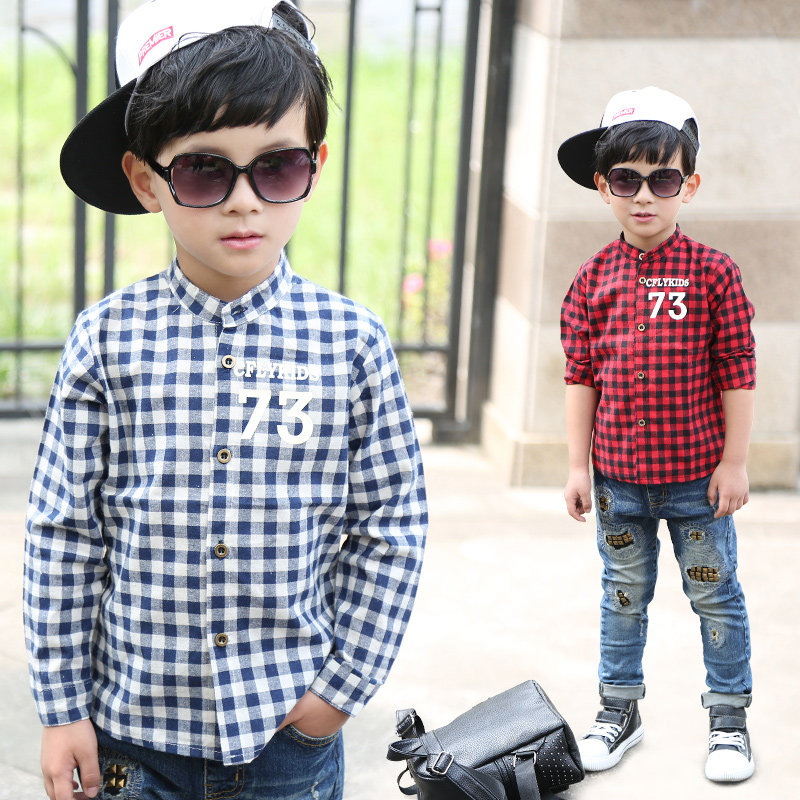 Chemise garcon à manche longue - Ref 2075739 Image 1