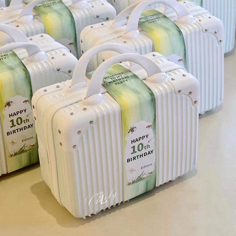 手提行李箱14寸16寸化妆箱子伴手礼小型迷你旅行密码箱收纳包