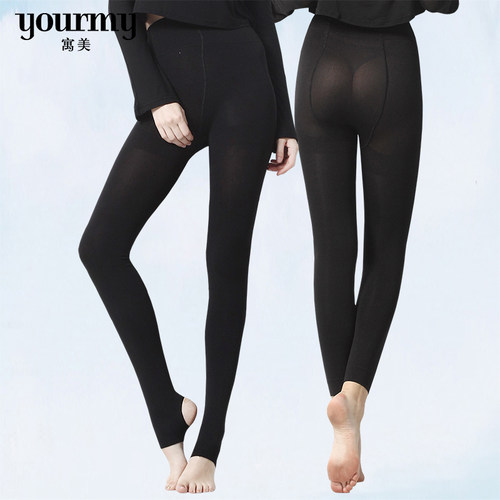 寓美高腰束腹打底袜裤