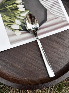 出口荷兰sola304不锈钢西餐勺子酒店西餐厅家用甜品勺咖啡勺饭勺