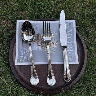 意大利品牌latavola高奢18/10不锈钢牛排西餐刀叉勺子勺子316餐勺