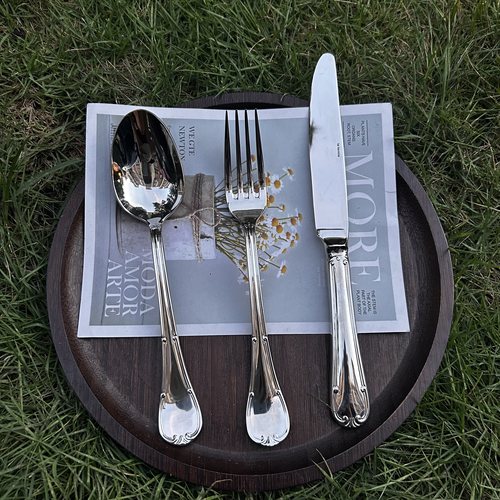 意大利品牌latavola高奢18/10不锈钢牛排西餐刀叉勺子勺子餐勺