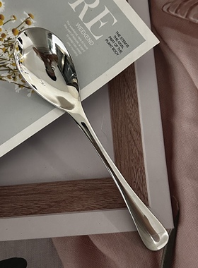 性价比高好货原单尾货高货出德国Elia18/10椭圆吃饭勺加深喝汤勺