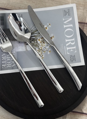 高货3件套日本则武Noritake棒料西餐牛排刀叉勺套装汤匙叉子主餐