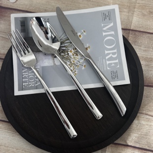 高货3件套日本则武Noritake棒料西餐牛排刀叉勺套装汤匙叉子主餐