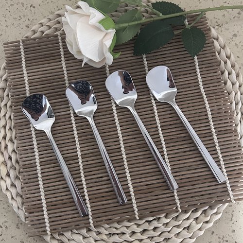 高端款出日本stainless steel304不锈钢甜品勺18/8西瓜勺冰淇淋勺