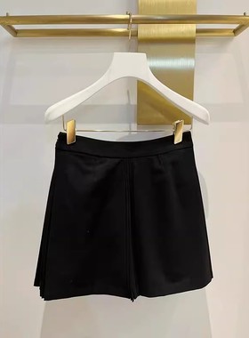 2H2Q102折DAZZLED素国内正品代购2023夏黑色裙裤吊牌1699