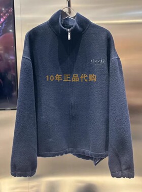 3I4G120折dzzitD素国内正品代购2024冬深蓝色短大衣吊牌2190