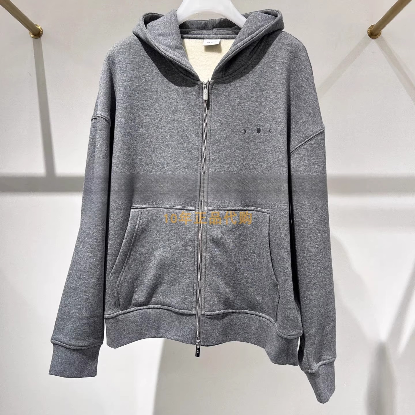 2J1J201折DAZZLE地素国内正品代购2025春开衫卫衣吊牌1899