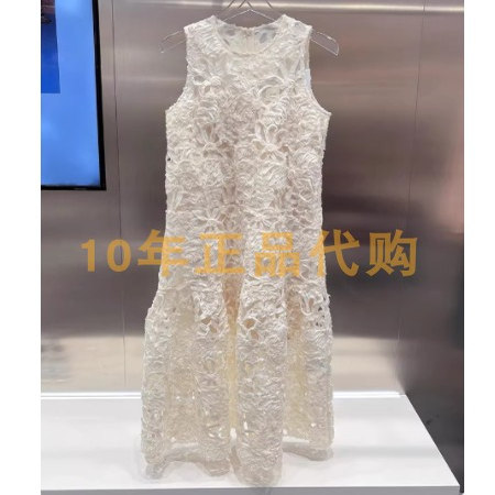 3J1O313折dzzitD素国内正品代购2025春无袖连衣裙吊牌1790