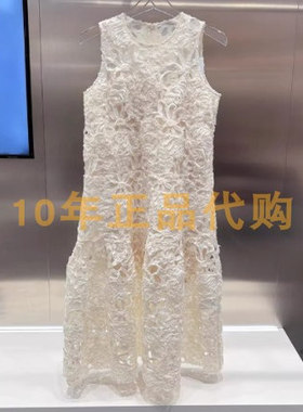3J1O313折dzzitD素国内正品代购2025春无袖连衣裙吊牌1790