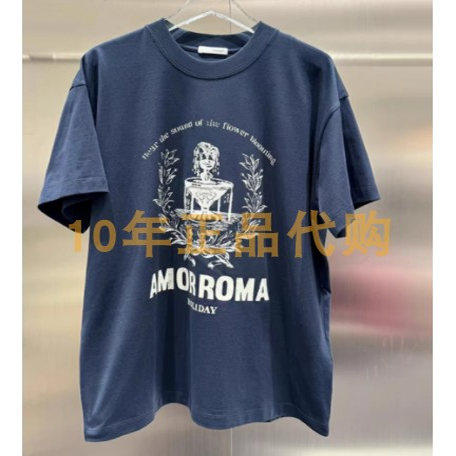 3I2B342折dzzit地素国内正品代购2024夏深卡其色图案T恤吊牌795