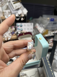 天然巴洛克戒指