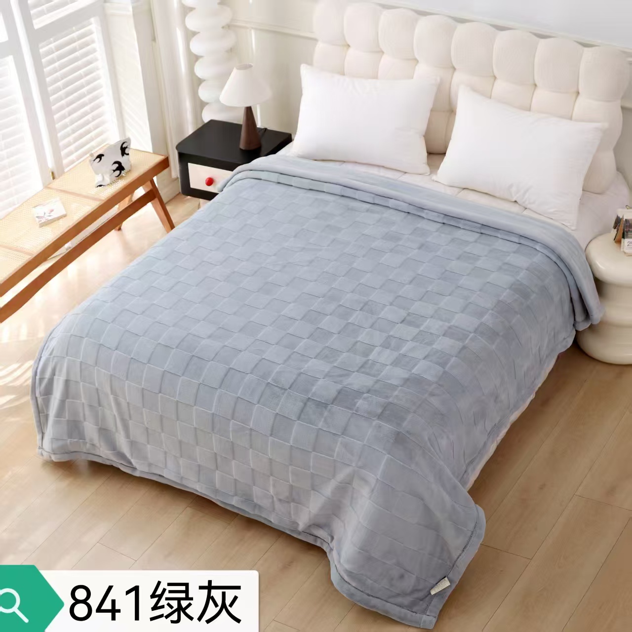 双层加厚毛毯云毯单人学生毯子床休闲保暧毯户外隔湿保温超软车载