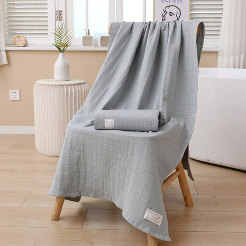 佰乐浴巾毛巾极简风全棉大号亲肤