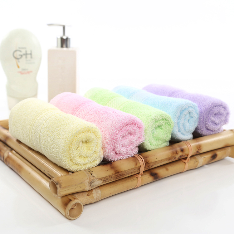 5条包邮正品百容竹纤维毛巾儿童毛巾/面巾美容巾超柔吸水特价促销