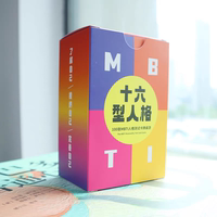 MBTI 人格測(cè)試卡牌/16型人格分析/網(wǎng)紅桌游卡牌/是i人還是e人