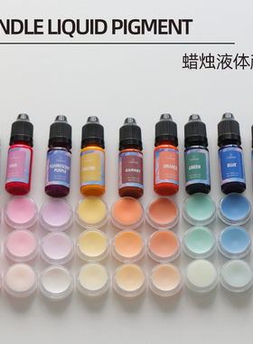 飞鱼手作蜡烛上色颜料